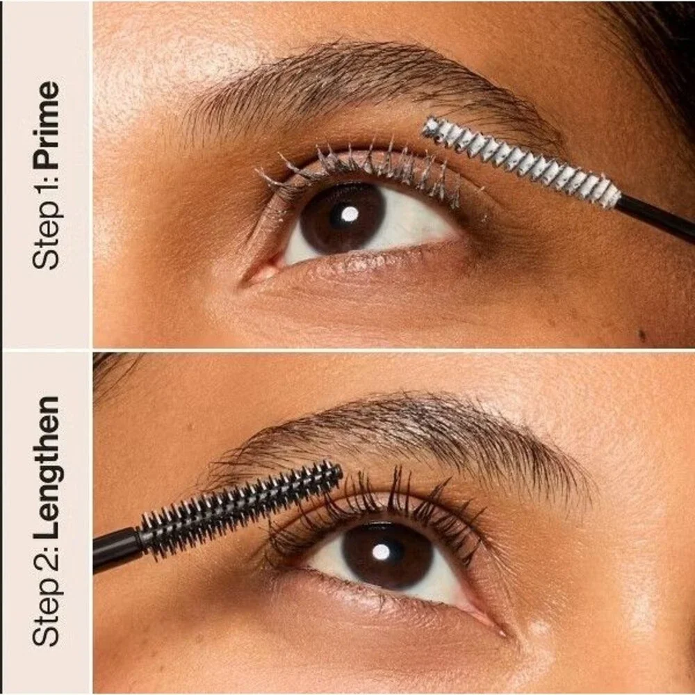 Honest 2-in-1 Extreme Length Clean Mascara + Lash Primer  Lengthening .27 fl oz